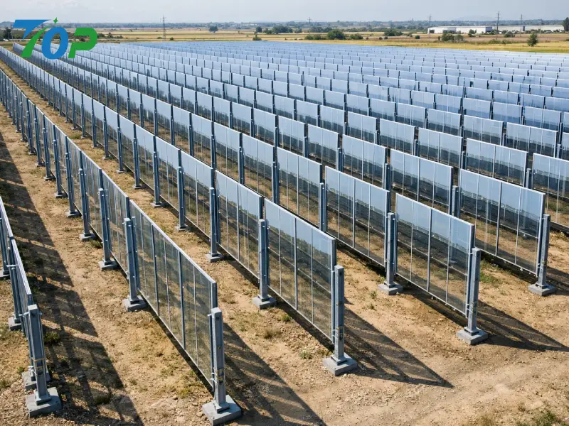 Verticaal bifaciaal zonne-montagesysteem: het geheim van 30% hoger landgebruik