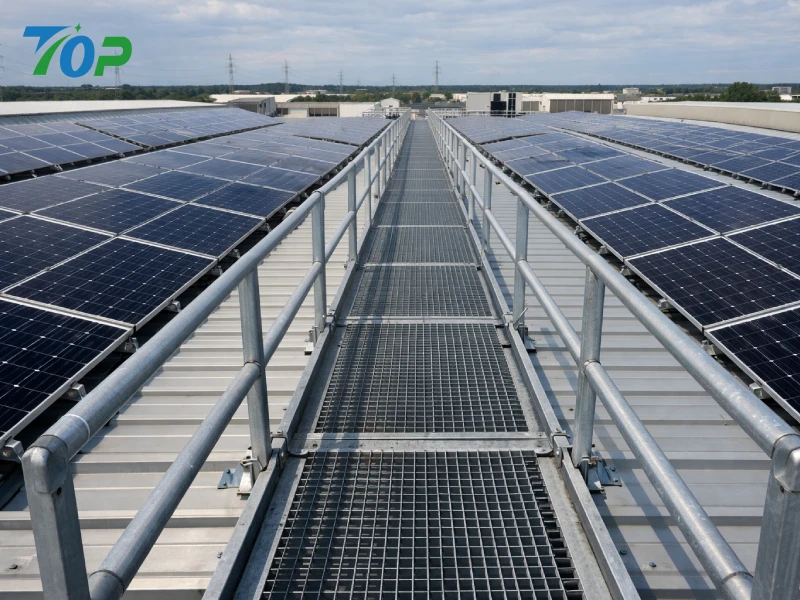 Het belang van zonne-walkwaysystemen voor commerciële en industriële dakveiligheid