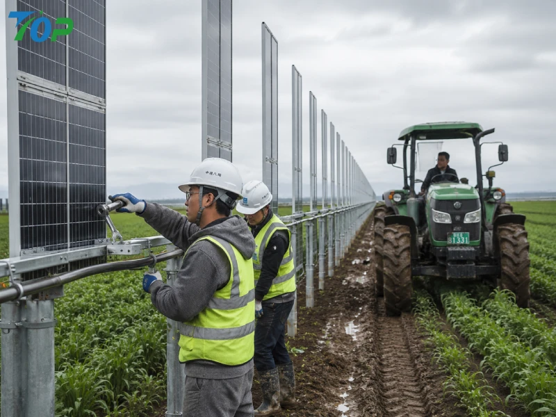 Hoe verticale zonnesystemen de CO2-voetafdruk van landbouwbedrijven verkleinen