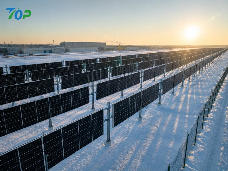 Verticale zonne-energie in besneeuwde gebieden: technische voordelen van verticale PV-systemen in winterse omstandigheden