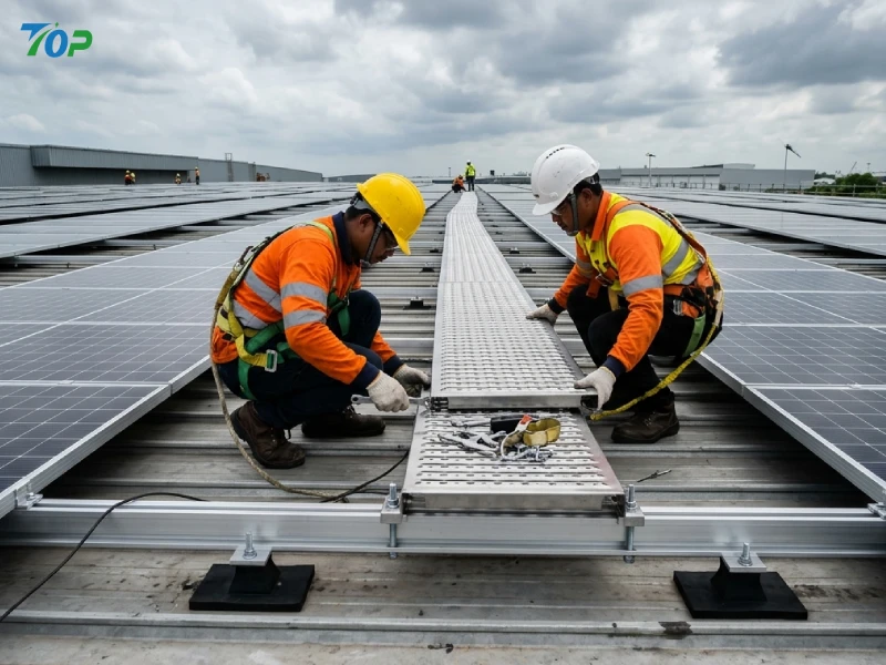 Industriële onderhoudsgangen voor fabrieksdaken: conformiteitsnormen, structurele veiligheid en zonne-energie-compatibele EPC-ontwerpgids