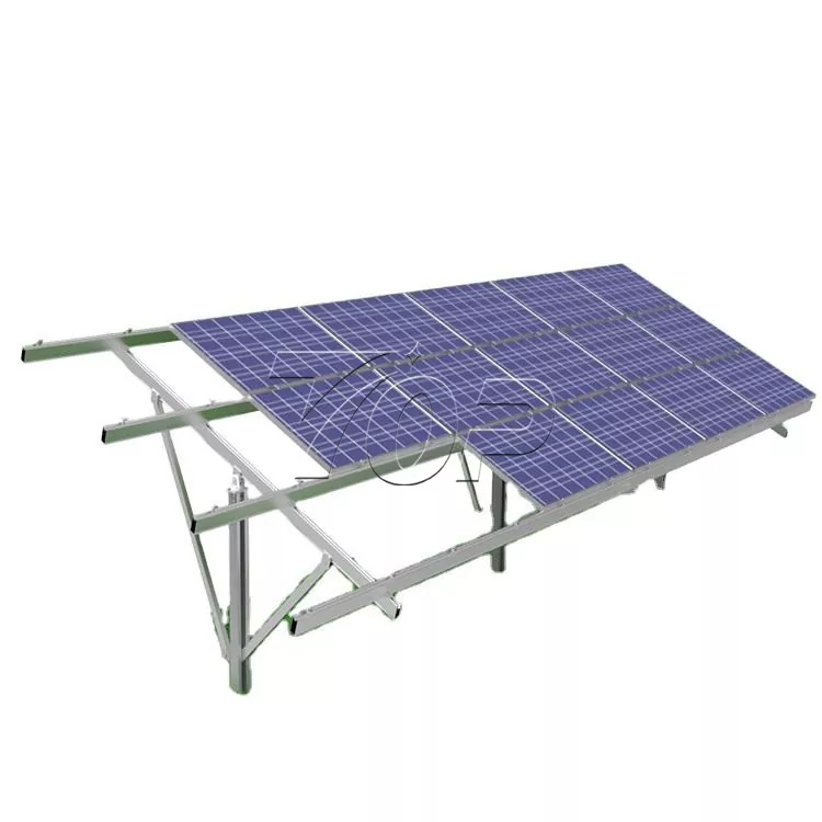 Enkelpolig grondmontagesysteem voor zonnepanelen