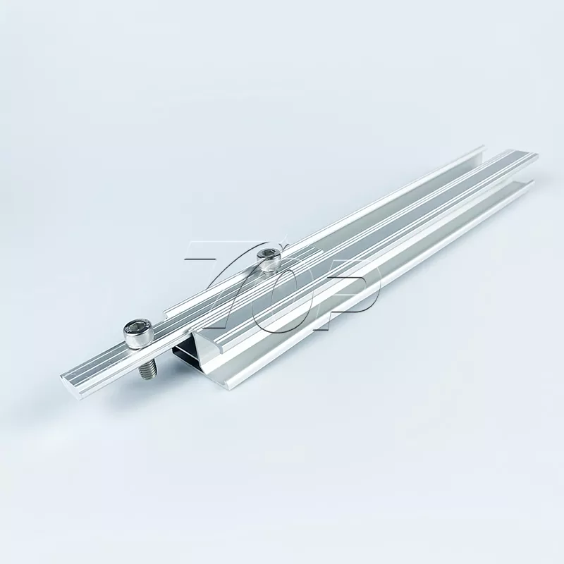 Aluminium rails voor zonnepanelen