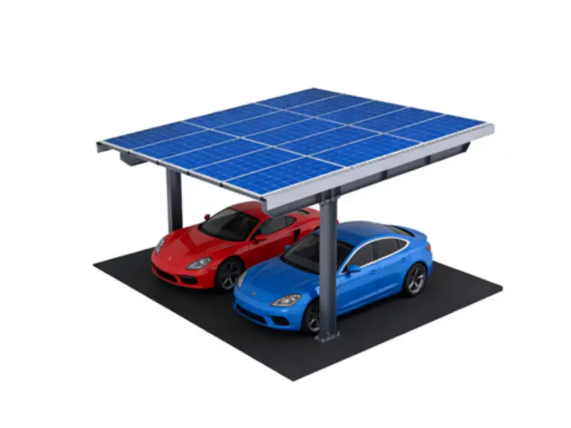 Carportconstructies van zonne-staal