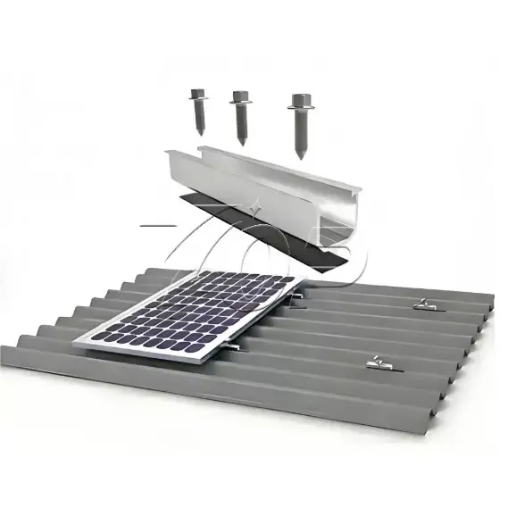 U-stijl mini-rail zonne-montagesysteem
