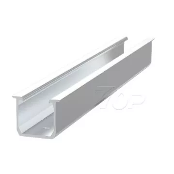 U-type aluminium rail voor montagesysteem voor zonnepanelen